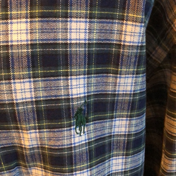 Ralph Lauren Custom Fit Plaid Shirt - size L - Picture 6 of 8